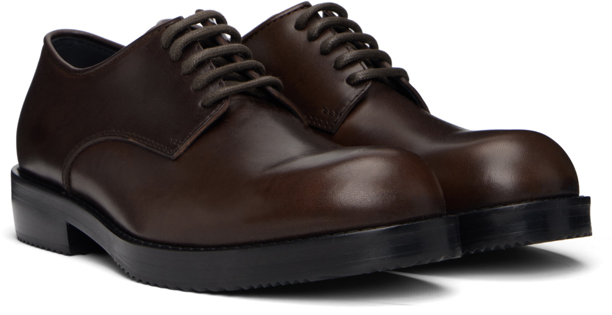 Dries Van Noten Brown Leather Derbys