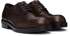 Dries Van Noten Brown Leather Derbys