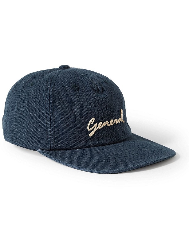 Photo: GENERAL ADMISSION - Logo-Embroidered Cotton-Canvas Baseball Cap