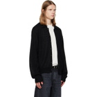 OUR LEGACY Black Evening Polo Cardigan