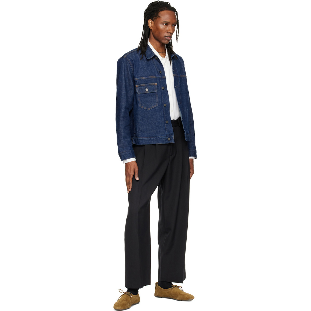 Studio Nicholson Black Line Tailored Trousers