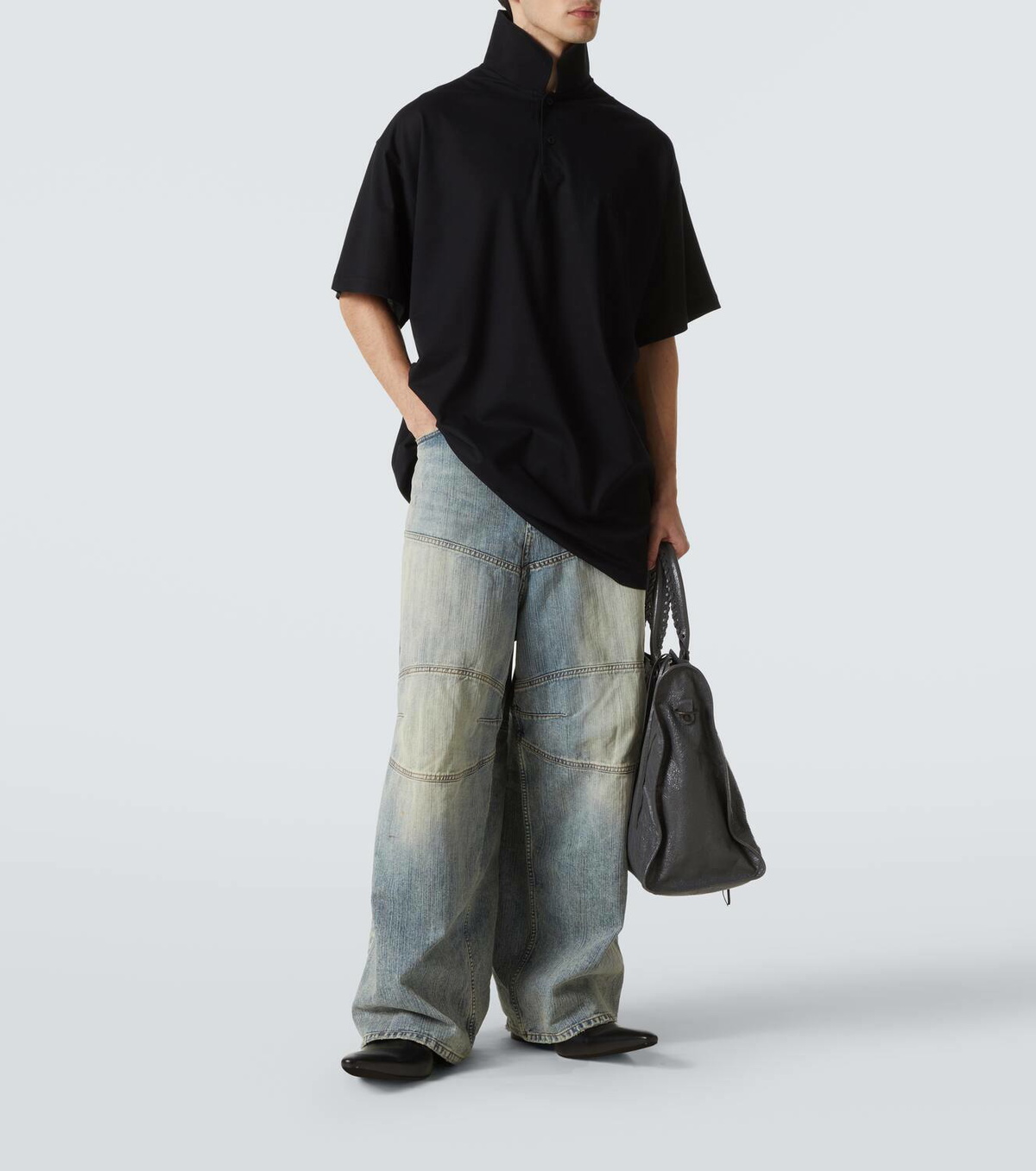 Balenciaga BB Garderobe cotton piqué polo shirt Balenciaga