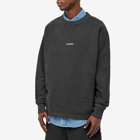 Acne Studios Men's Fin Stamp Crew Sweat in Black