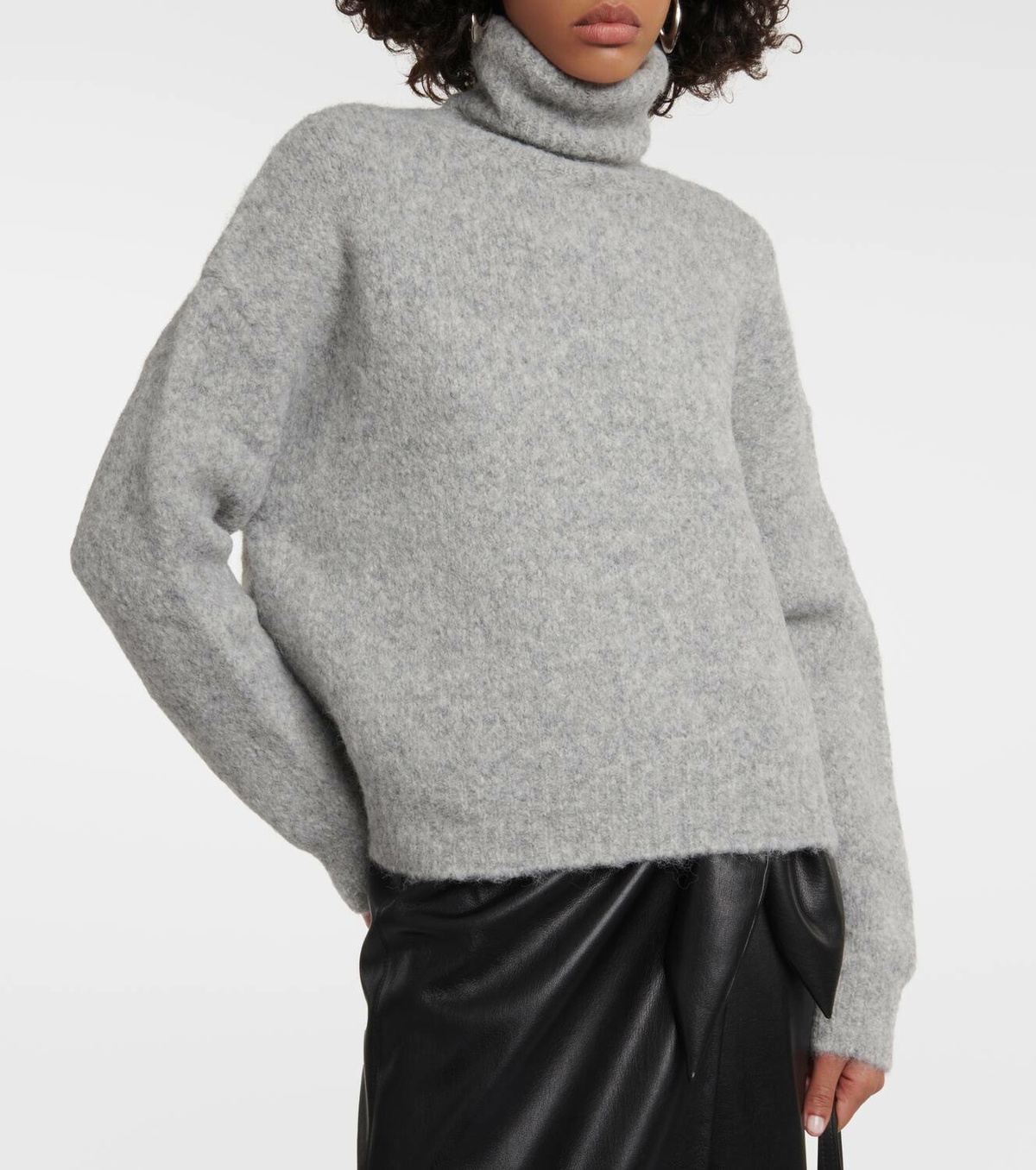 Nili Lotan Sierra alpaca-blend turtleneck sweater