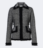 Nina Ricci Wool-blend tweed jacket