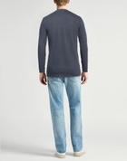 120% Lino Mens T-shirt in Slate blue