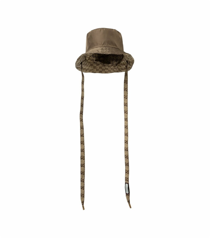 Photo: Gucci - GG reversible bucket hat