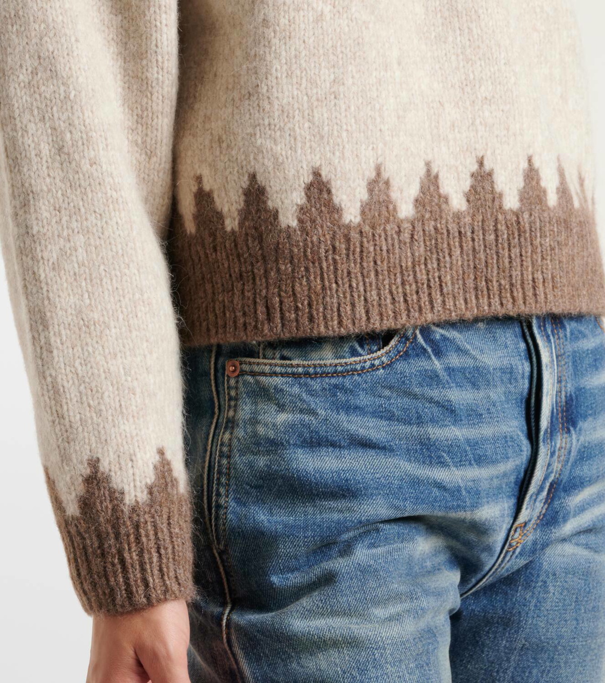 Nili Lotan Alena Fair Isle alpaca-blend sweater