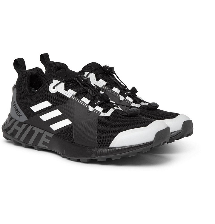 Photo: adidas Consortium - White Mountaineering Terrex Two GORE-TEX and Mesh Sneakers - Men - Black