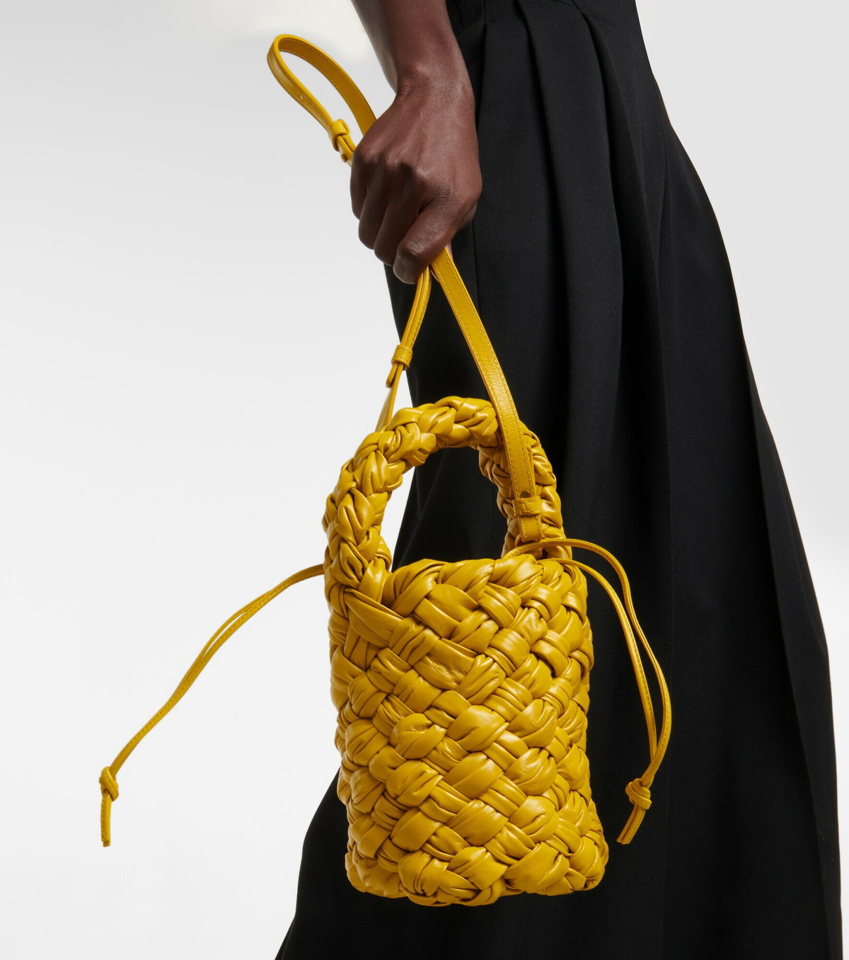 Bottega Veneta - Kalimero Mini leather bucket bag Bottega Veneta