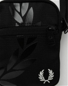 Fred Perry Prnt Lrl Wrth Rpstp Side Bag Black - Mens - Messenger & Crossbody Bags