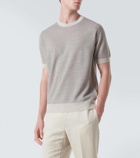 John Smedley 20.Singular wool T-shirt