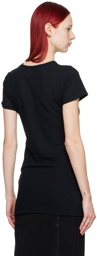 Youth Black Long-Line T-Shirt