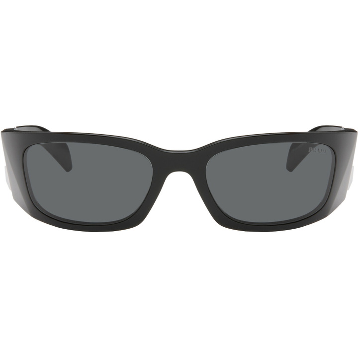Photo: Prada Eyewear Black 'Prada Symbole' Sunglasses