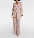 Victoria Beckham Asymmetric wool-blend blazer