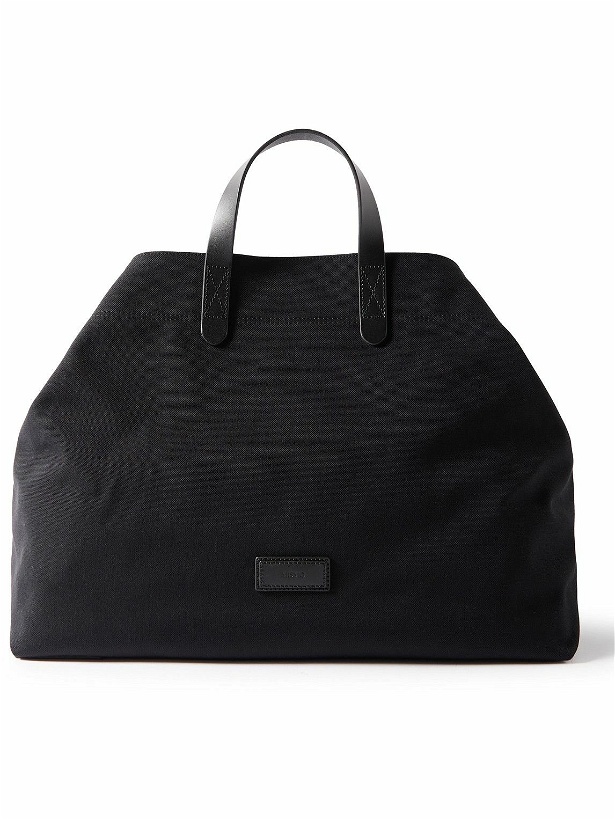 Photo: Mismo - M/S Haven Leather-Trimmed Canvas Weekend Bag