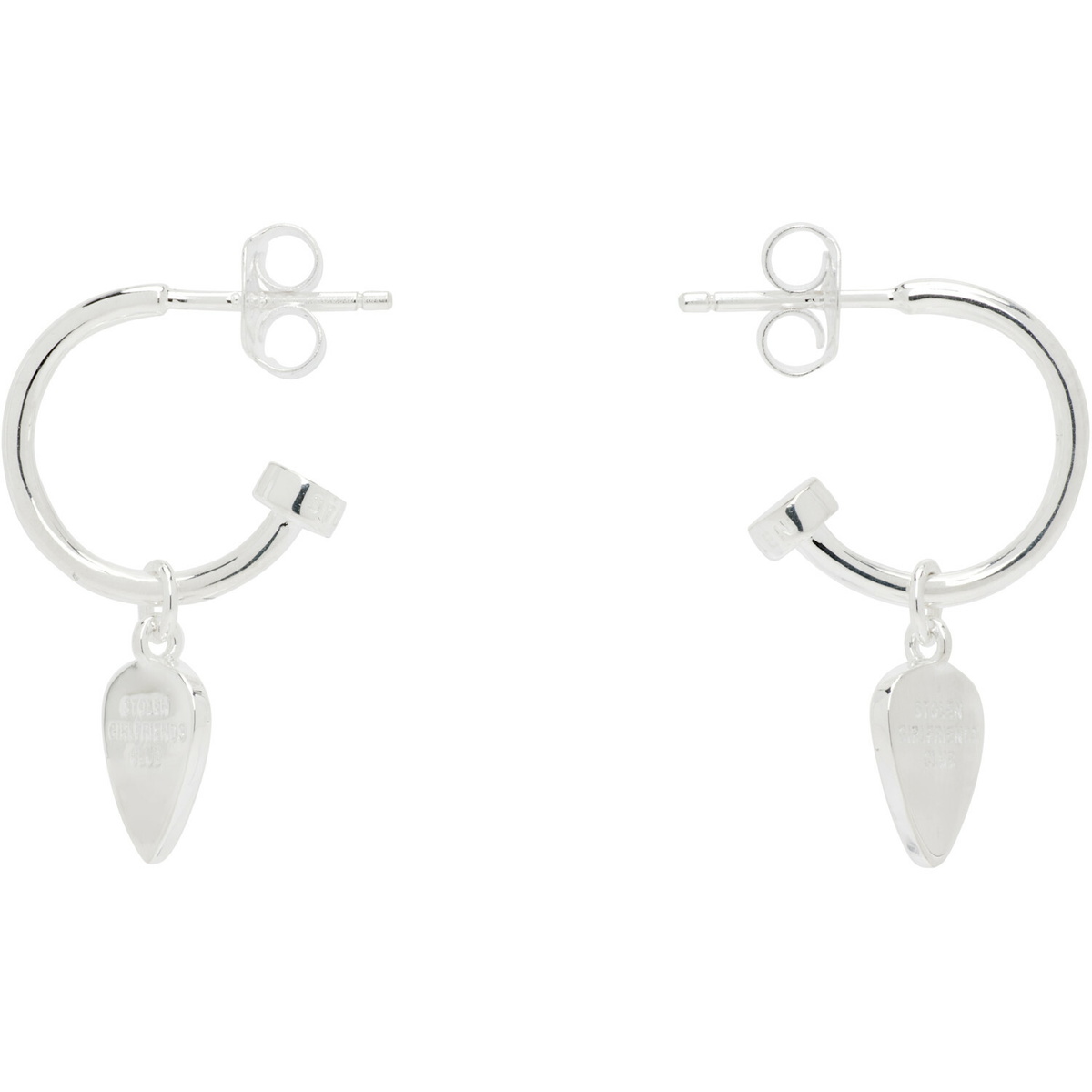 Stolen Girlfriends Club Guitar Pic Anchor Earrings