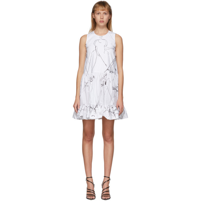 Alexander McQueen White Dancing Girls Dress Alexander McQueen