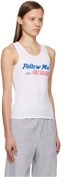 HOLLYWOOD GIFTS SSENSE Exclusive White 'Follow Me I'm A Cult Leader' Tank Top