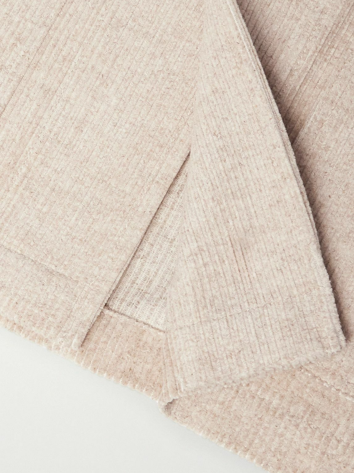 De Bonne Facture - Cotton and Linen-Blend Corduroy Overshirt - Neutrals