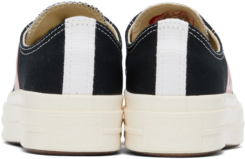 COMME des GARÇONS PLAY Black Converse Edition Chuck 70 Low Top Sneakers