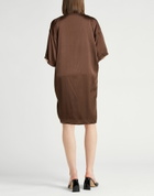 Crossley Womens Midi dress Chocolate in Brown