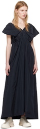 Sofie D'Hoore Navy Diabolo Midi Dress