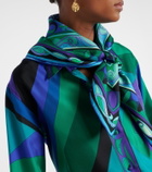 Pucci Printed silk twill scarf