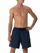 MC2 Saint Barth Blue Classic Stretch Comfort Travel Swim Shorts