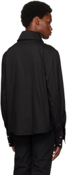 Youths in Balaclava Black Coin Trim T-Shirt