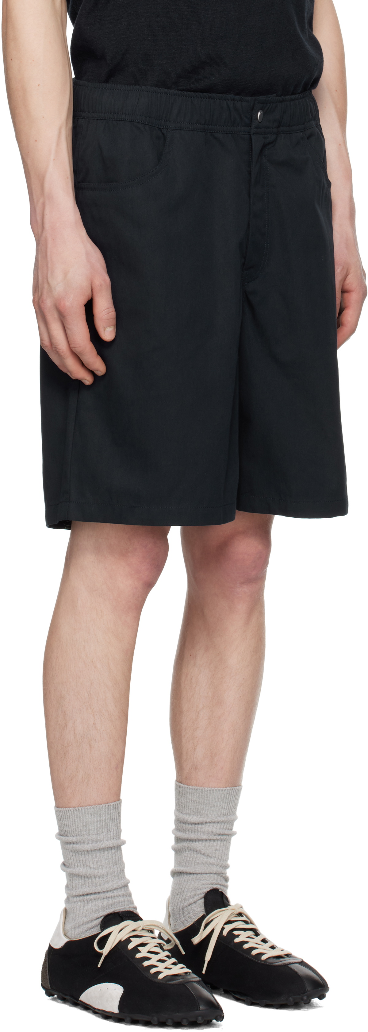 NORSE PROJECTS Navy Ragnar Fine Broken Twill Shorts