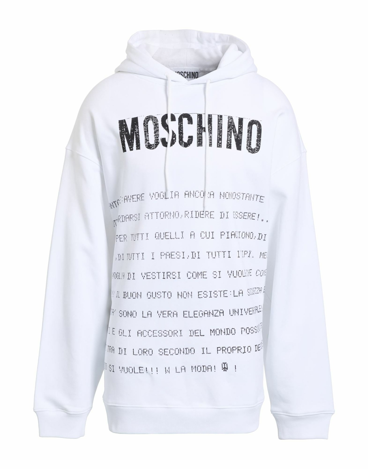 Moschino Mens Sweatshirt in White