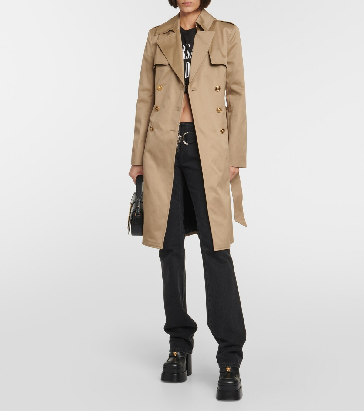 Versace Medusa trench coat Versace