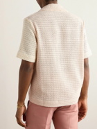 Séfr - Mate Open-Knit Cotton Polo Shirt - Neutrals