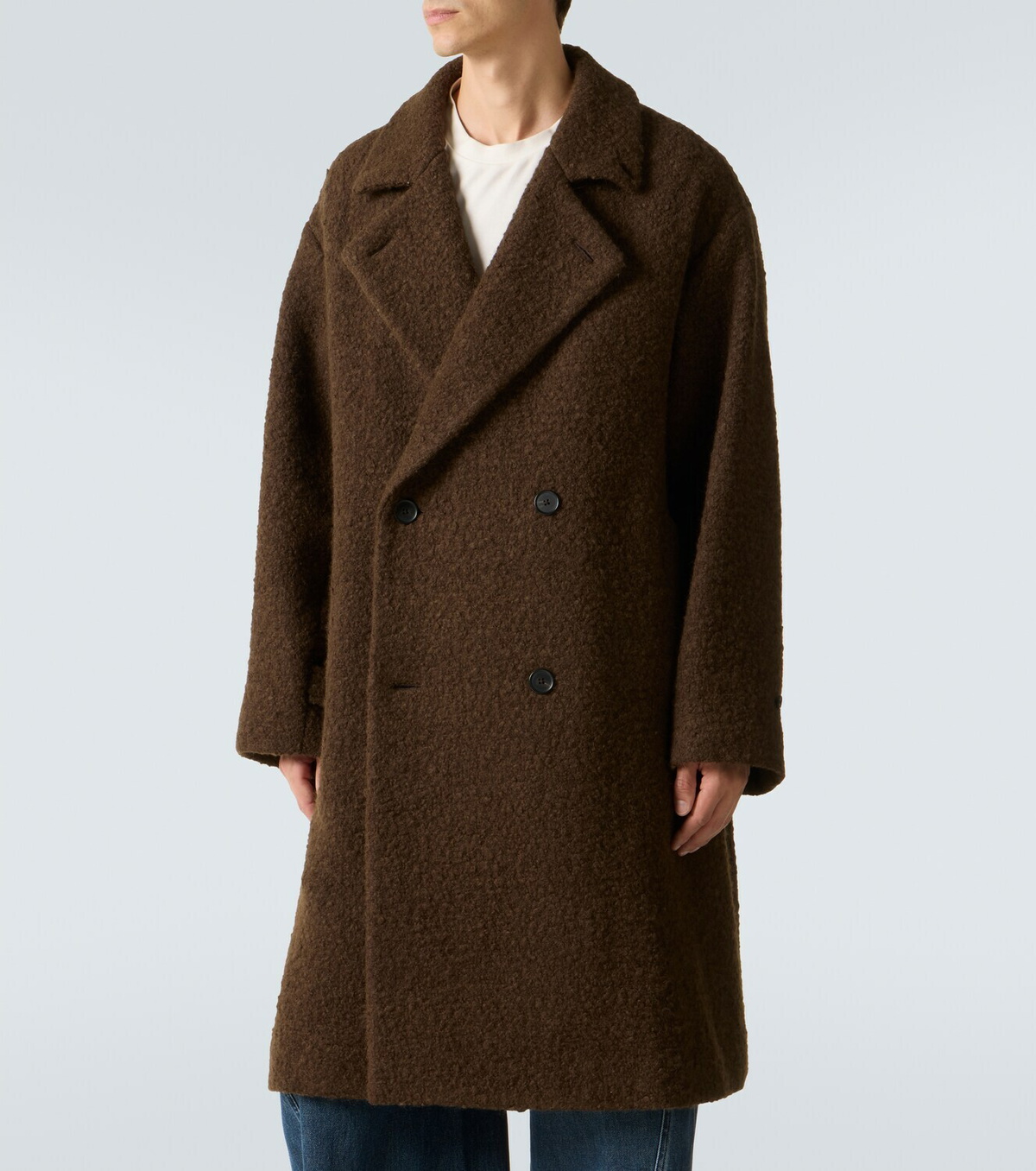 A.Presse Double-breasted wool-blend coat A.PRESSE