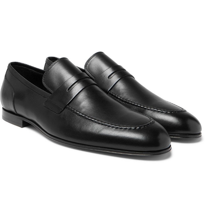 Photo: Paul Smith - Chilton Leather Penny Loafers - Black