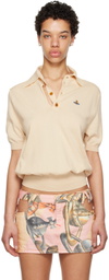 Vivienne Westwood Beige Embroidered Polo