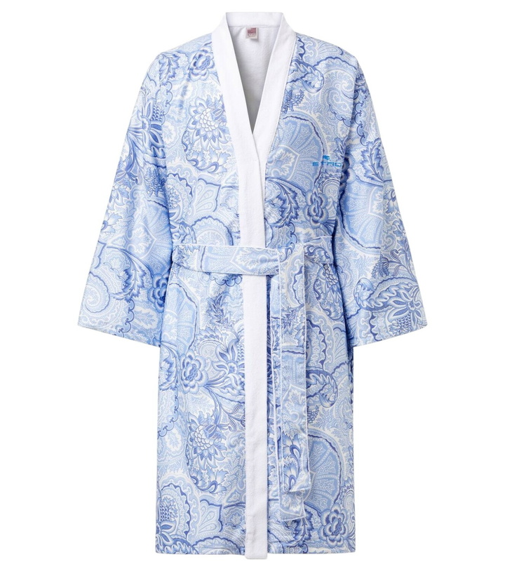 Photo: Etro Printed cotton bathrobe