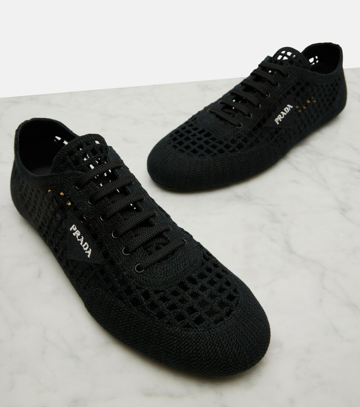 Prada Collapse crochet sneakers