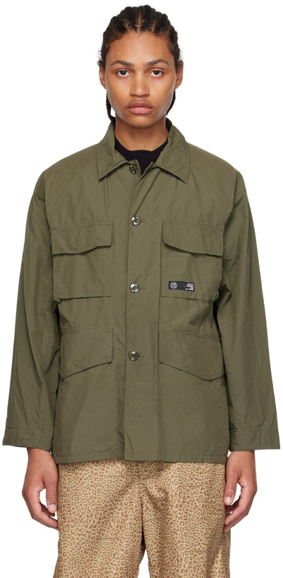 Photo: Neighborhood Khaki Cotton Jacket