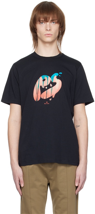 Photo: PS by Paul Smith Blue Graphic T-Shirt