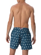 MC2 Saint Barth Man Lightweight Fabric Swim-shorts Lighting Micro Fantasy With Watches Print