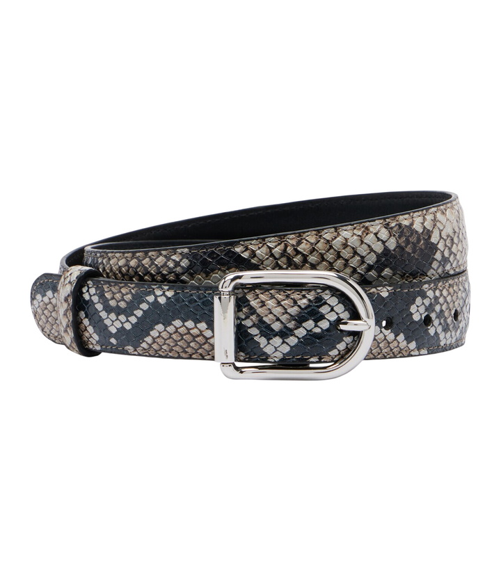 Photo: Altuzarra Snake-effect leather belt