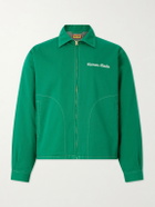 Human Made - Logo-Embroidered Cotton-Twill Jacket - Green