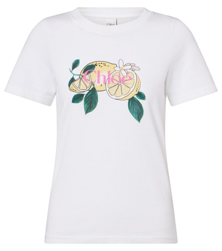 Photo: Chloé Printed cotton T-shirt
