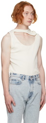 Y/Project Off-White Three Collar Tank Top