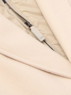 Herno - Wool Coat with Detachable Shell Gilet - Neutrals