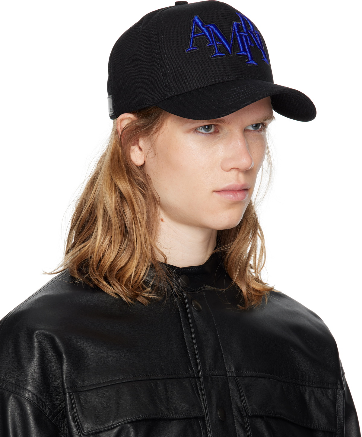 AMIRI Black Staggered 'AMIRI' Canvas Cap