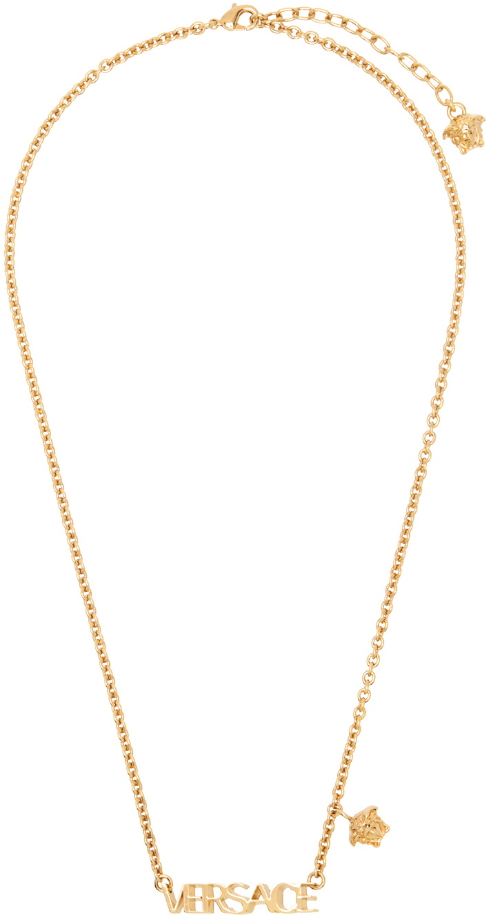 Versace Gold Logo Necklace