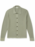 Mr P. - Ribbed Cotton Shirt - Green